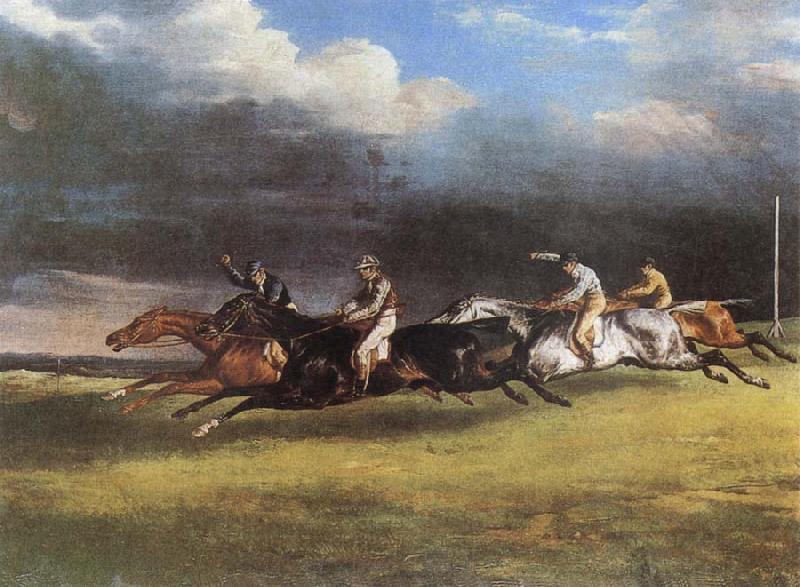 Theodore Gericault The Epsom Derby Germany oil painting art